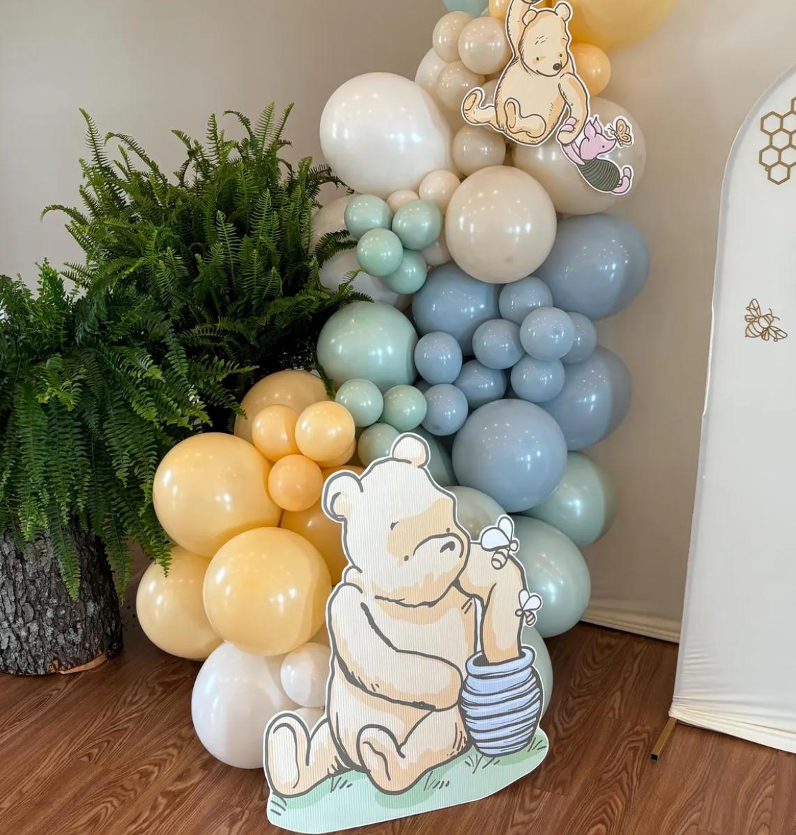 Classic Winnie the pooh babyshower, Classic bear, winnie the poohdecor, cutouts, lawn signs, yard sign, backdrop centerpieces, high res - EzCutoutz