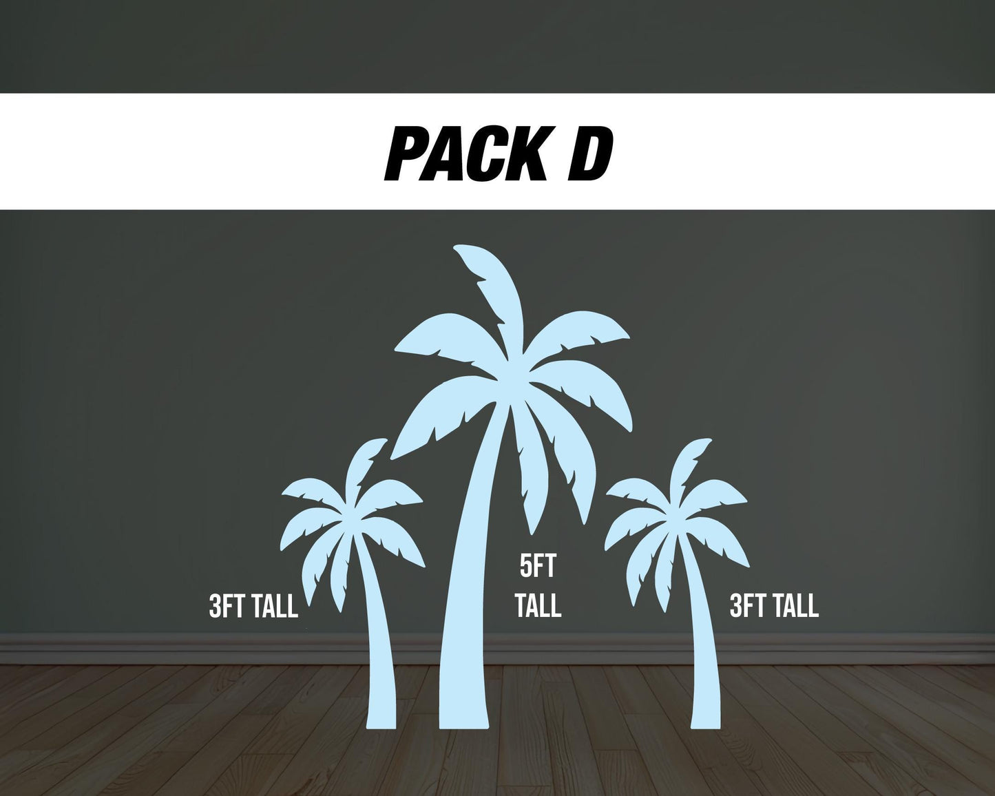 Blue palm tree Surfboard cutouts, tropical themed decorations, tropical party decor, party props, backdrop centerpieces, high res - EzCutoutz