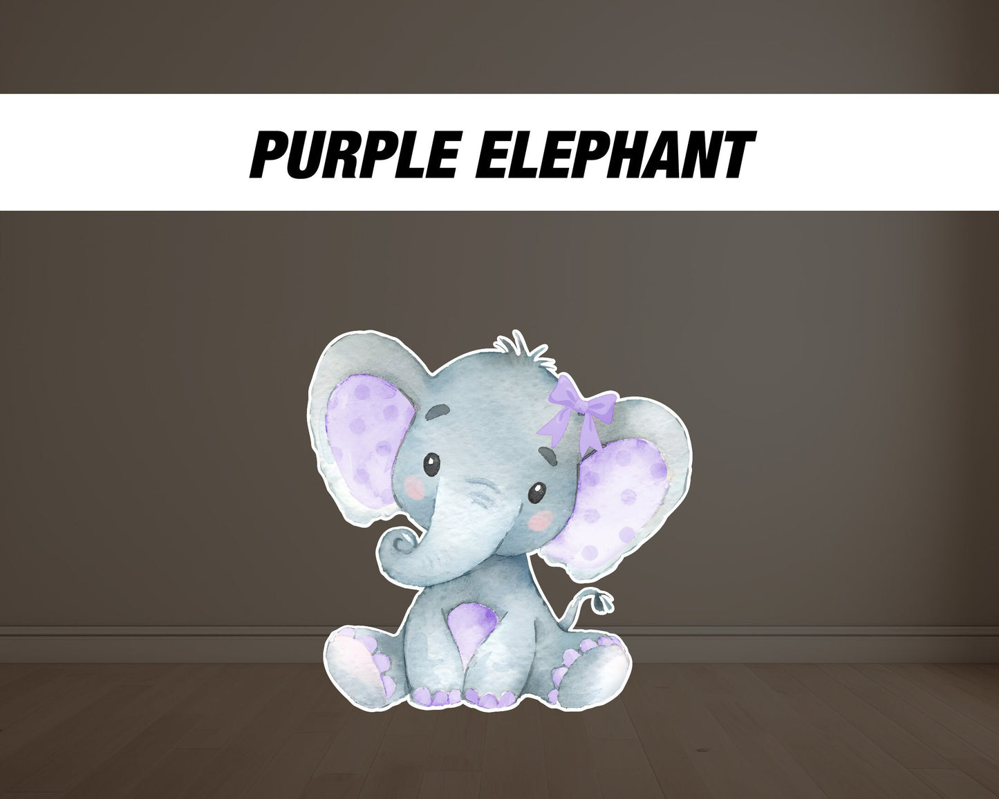 Elephant babyshower decor, baby elephant cutouts, lawn signs, yard sign, backdrop centerpieces, high res - EzCutoutz