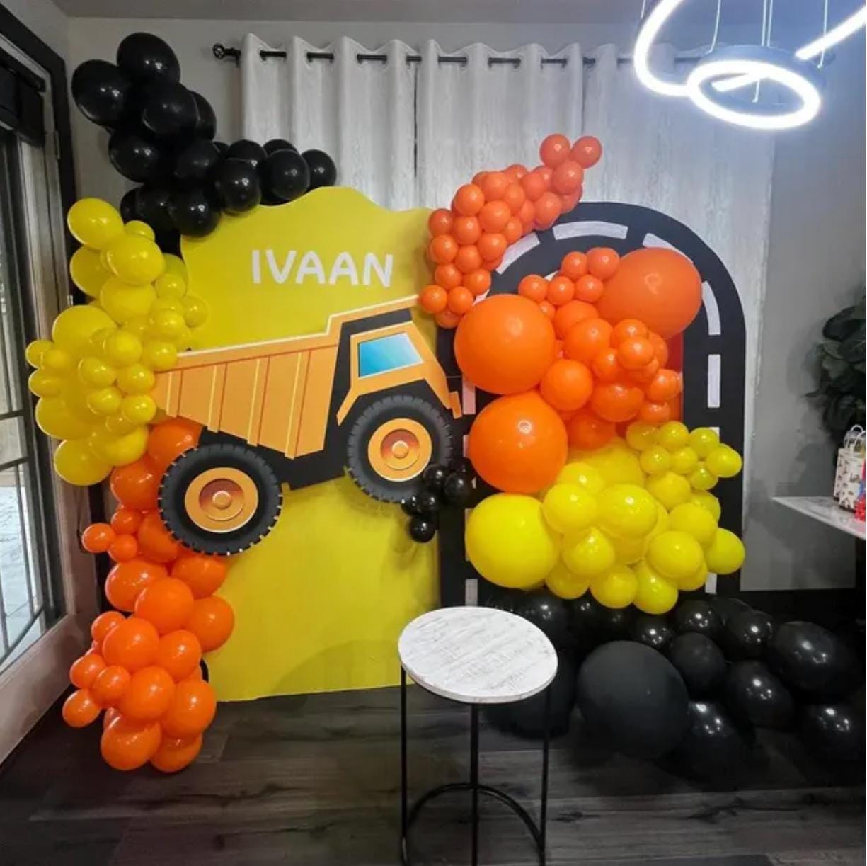 Big Truck Cutout Decor, construction themed Photo Prop, Birthday party decor, cutouts, lawn signs, yard sign, backdrop centerpieces - EzCutoutz