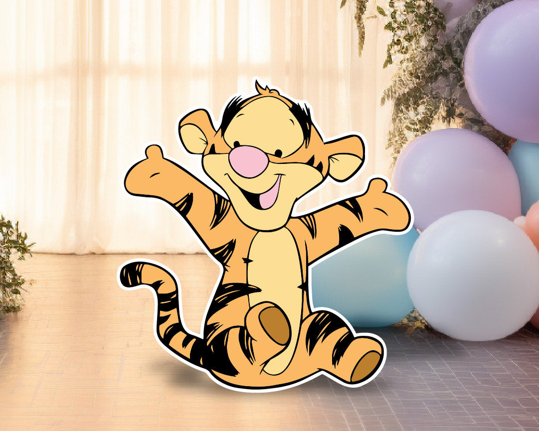 Baby winnie the pooh set babyshower, Classic bear, winnie the pooh decor, cutouts, lawn signs, yard sign, backdrop centerpieces, high res - EzCutoutz