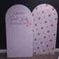 Strawberry Arch Backdrop, with stands, Babyshower Strawberry themed Birthday Party Decor, baby shower, birthday party, party prop stands - EzCutoutz