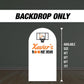 Rookie Year Backdrop Basketball themed Panel Backdrop with stands, First Year Draft NOT fabric. 4mm coroplast backdrop, First birthday - EzCutoutz