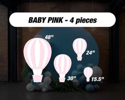 Hot Air Balloon cutouts decorations, coroplast cutout party props decorations backdrop cutouts signs table centerpiece Yard - EzCutoutz