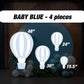 Hot Air Balloon cutouts decorations, coroplast cutout party props decorations backdrop cutouts signs table centerpiece Yard - EzCutoutz