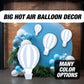Hot Air Balloon cutouts decorations, coroplast cutout party props decorations backdrop cutouts signs table centerpiece Yard - EzCutoutz