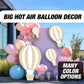 Hot Air Balloon cutouts decorations, coroplast cutout party props decorations backdrop cutouts signs table centerpiece Yard - EzCutoutz
