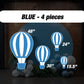 Hot Air Balloon cutouts decorations, coroplast cutout party props decorations backdrop cutouts signs table centerpiece Yard - EzCutoutz