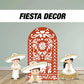 Charro Mariachi Boy Mexican Fiesta Picado themed Panel Backdrop with stands, NOT fabric. 4mm coroplast backdrop, First birthday - EzCutoutz