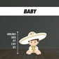 Papel Cortado Backdrop Charro Mariachi Boy Mexican Panel Backdrop with stands, NOT fabric. 4mm coroplast backdrop, First birthday - EzCutoutz