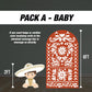 Papel Cortado Backdrop Charro Mariachi Boy Mexican Panel Backdrop with stands, NOT fabric. 4mm coroplast backdrop, First birthday - EzCutoutz