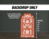 Papel Cortado Backdrop Charro Mariachi Boy Mexican Panel Backdrop with stands, NOT fabric. 4mm coroplast backdrop, First birthday - EzCutoutz