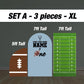Football First year down Backdrop football themed Panel Backdrop with stands, NOT fabric. 4mm coroplast backdrop, first touchdown - EzCutoutz