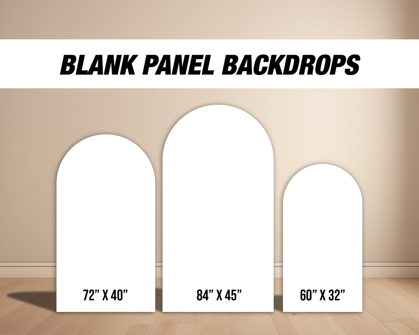 Blank Panel Backdrop Pastel Backdrops with stands, NOT fabric. 4mm coroplast backdrop - EzCutoutz
