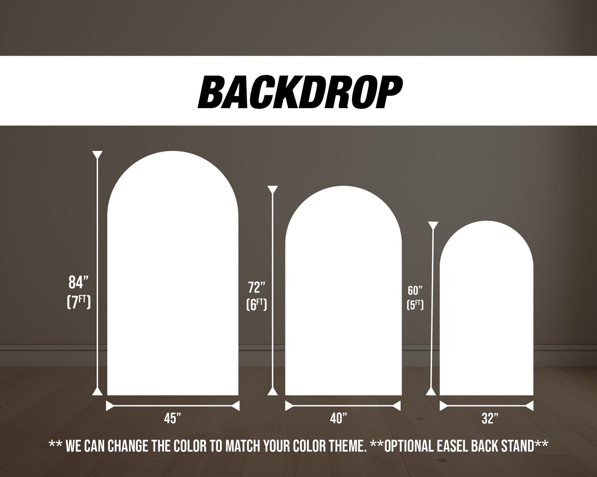 Blank Panel Backdrop Pastel Backdrops with stands, NOT fabric. 4mm coroplast backdrop - EzCutoutz