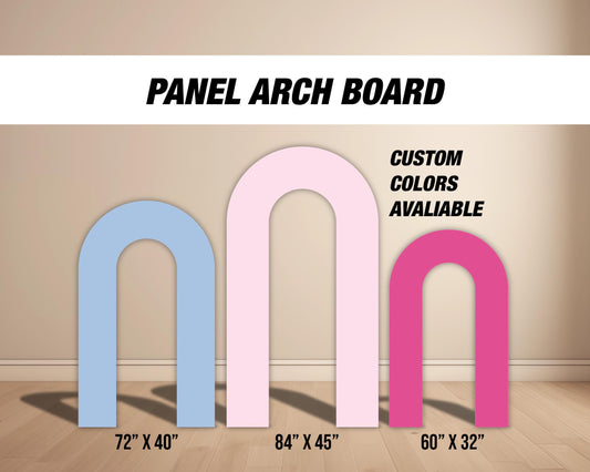 Color Panel Backdrop Arch Pastel Backdrops with stands, Balloon Arch, NOT fabric. 4mm coroplast backdrop - EzCutoutz