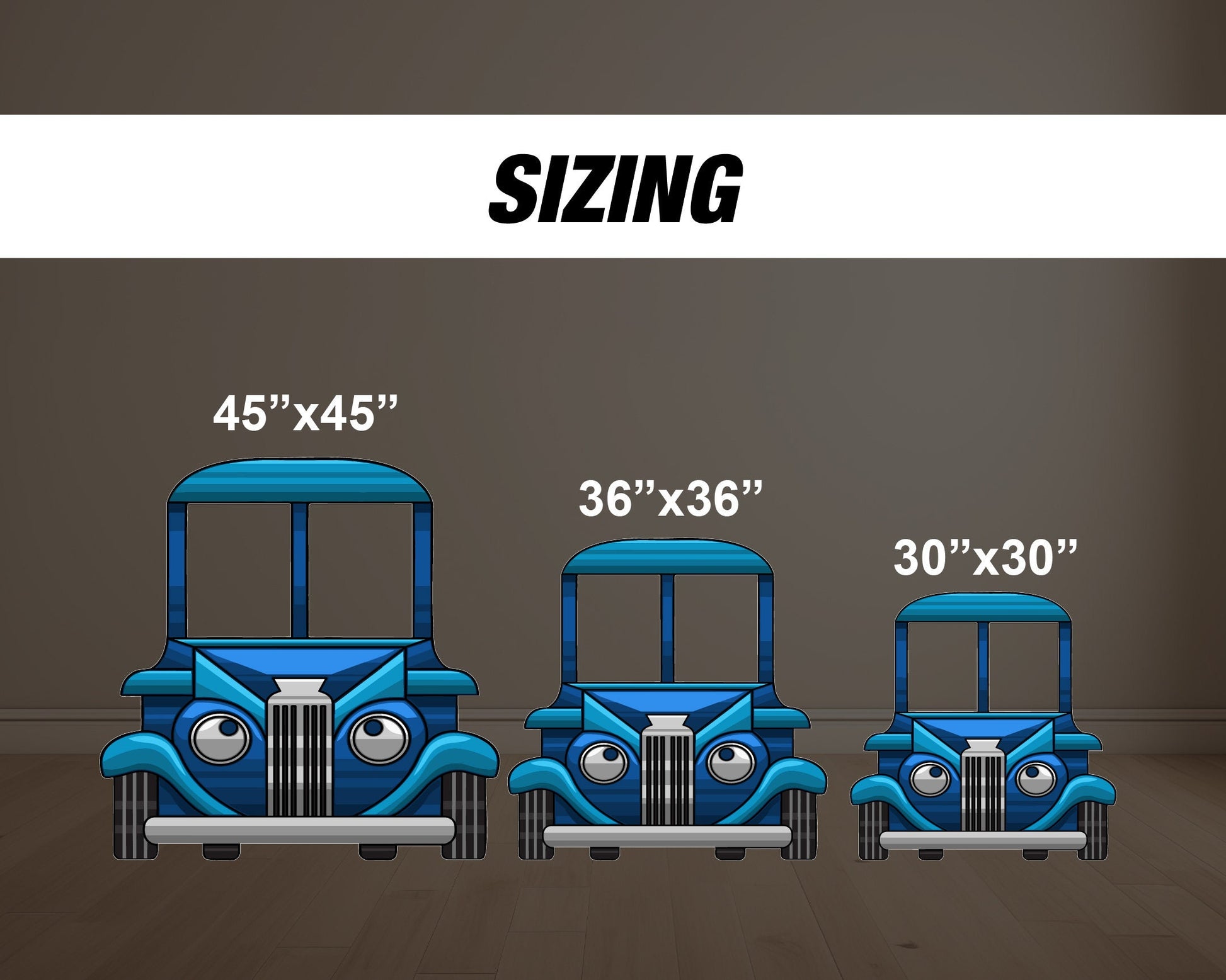 Blue Truck Cutout Decor, Photo Prop, selfie frame Birthday party decor, cutouts, lawn signs, yard sign, backdrop centerpieces, high res - EzCutoutz