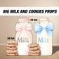 Milk and Cookie Themed props backdrop, decorations, decor, yard sign, lawn sign, centerpieces, stands, NOT fabric. 4mm coroplast backdrop - EzCutoutz