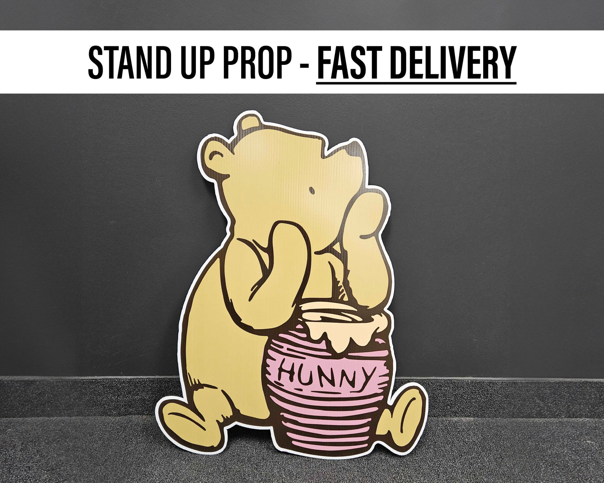 Classic Winnie the pooh, Classic bear, winnie the pooh babyshower decor, cutouts, lawn signs, yard sign, backdrop centerpieces, high res - EzCutoutz