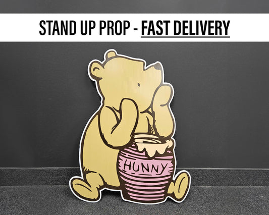Classic Winnie the pooh, Classic bear, winnie the pooh babyshower decor, cutouts, lawn signs, yard sign, backdrop centerpieces, high res - EzCutoutz