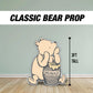 Pastel Classic bear winnie the pooh babyshower baby bear teddy bear decor, cutouts, lawn signs, yard sign, backdrop centerpieces, high res - EzCutoutz