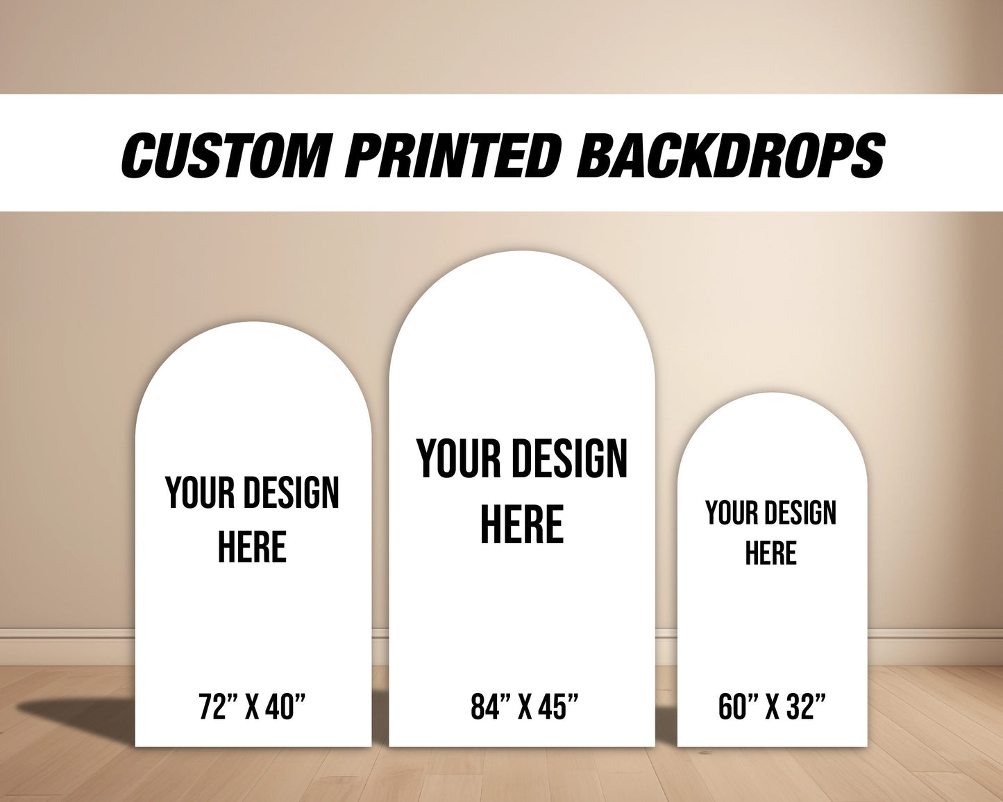 Custom Backdrop, babyshower backdrops, Pastel Backdrops with stands, NOT fabric. 4mm coroplast backdrop - EzCutoutz