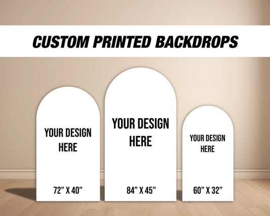 Custom Backdrop, babyshower backdrops, Pastel Backdrops with stands, NOT fabric. 4mm coroplast backdrop - EzCutoutz