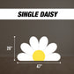 Daisy Large Cutouts groovy daisy Cutouts centerpieces daisy stands, groovy themed Party Decor, table toppers baby shower, birthday party - EzCutoutz