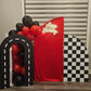 Road Arch backdrop with stands. two fast 2 curious Retro car, road backdrop, racing race event decoration Party Decor Rigid not fabric - EzCutoutz