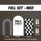 Two fast backdrop birthday with stands. 2 fast 2 curious Retro car, road backdrop, racing race event decoration Party Decor Rigid not fabric - EzCutoutz