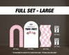 Two fast backdrop birthday with stands. 2 fast 2 curious Retro car, road backdrop, racing race event decoration Party Decor Rigid not fabric - EzCutoutz