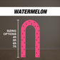Watermelon backdrop with stands. Pineapple Backdrop, Frutti Tutti, Fruit Arch, event decoration Party Decor Rigid board, NOT FABRIC - EzCutoutz