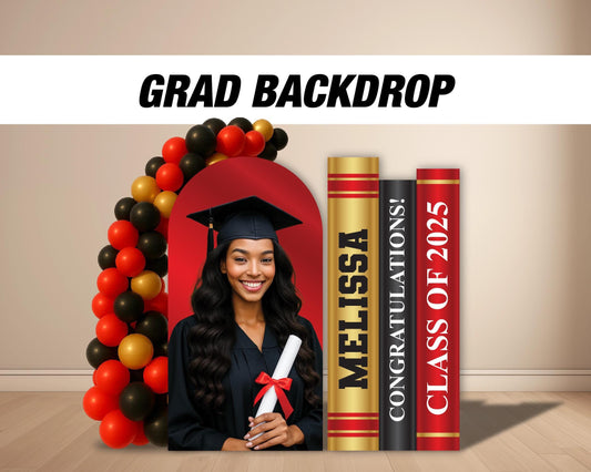 2025 graduation backdrop boards graduation book grad life size cutout