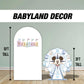 babyland backdrop babyshower ferris wheel sign decor Sketch Stand Up Prop standee, lawn signs, yard sign, backdrop, high res - EzCutoutz