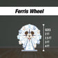 babyland backdrop babyshower ferris wheel sign decor Sketch Stand Up Prop standee, lawn signs, yard sign, backdrop, high res - EzCutoutz
