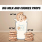 Milk and cookies backdrop birthday party one sweety cookie