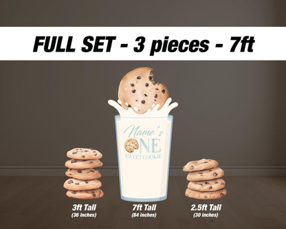 Milk and cookies backdrop