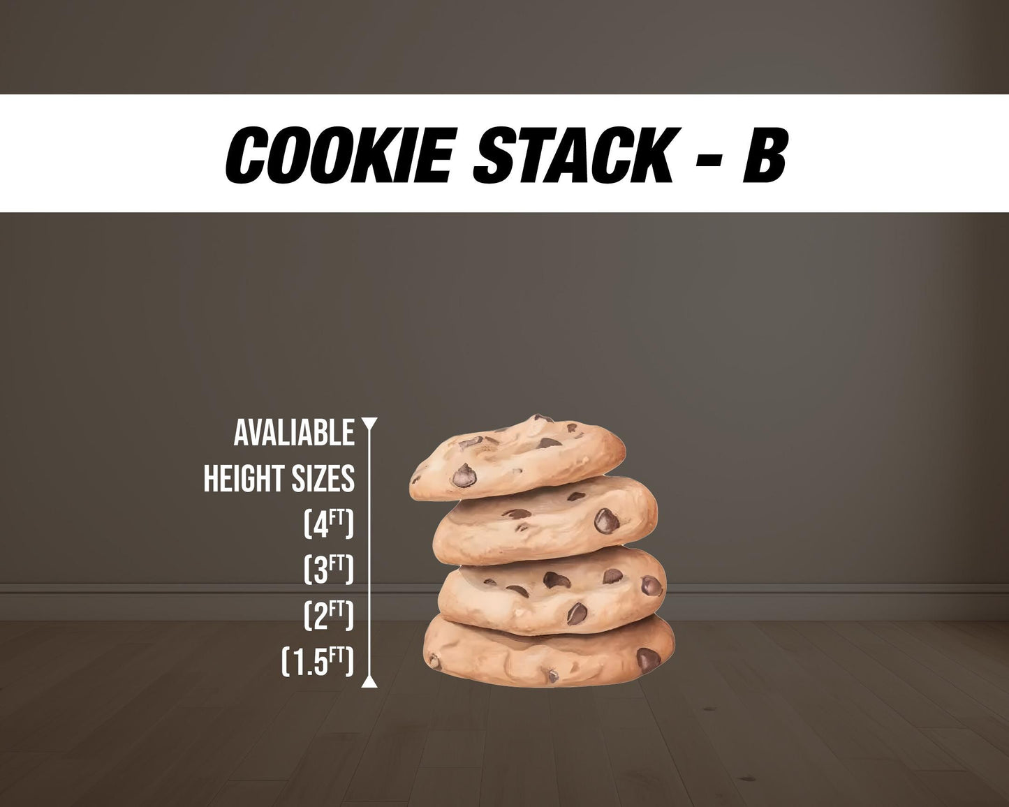 One Sweet Cookie Backdrop props decorations, decor, milk and cookies yard sign, lawn sign, centerpieces, stands, NOT fabric. 4mm coroplast - EzCutoutz