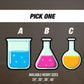 Science Lab party backdrop Props Mad Scientist Party decorations STEM party flask beaker props Panel Backdrop with stands cutout NOT fabric. - EzCutoutz