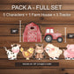 Farm Animal Cutouts cute watercolor farm Cutouts centerpieces farm animal standee, farm themed Party Decor, table toppers baby shower - EzCutoutz