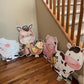 Farm Animal Cutouts cute watercolor farm Cutouts centerpieces farm animal standee, farm themed Party Decor, table toppers baby shower - EzCutoutz