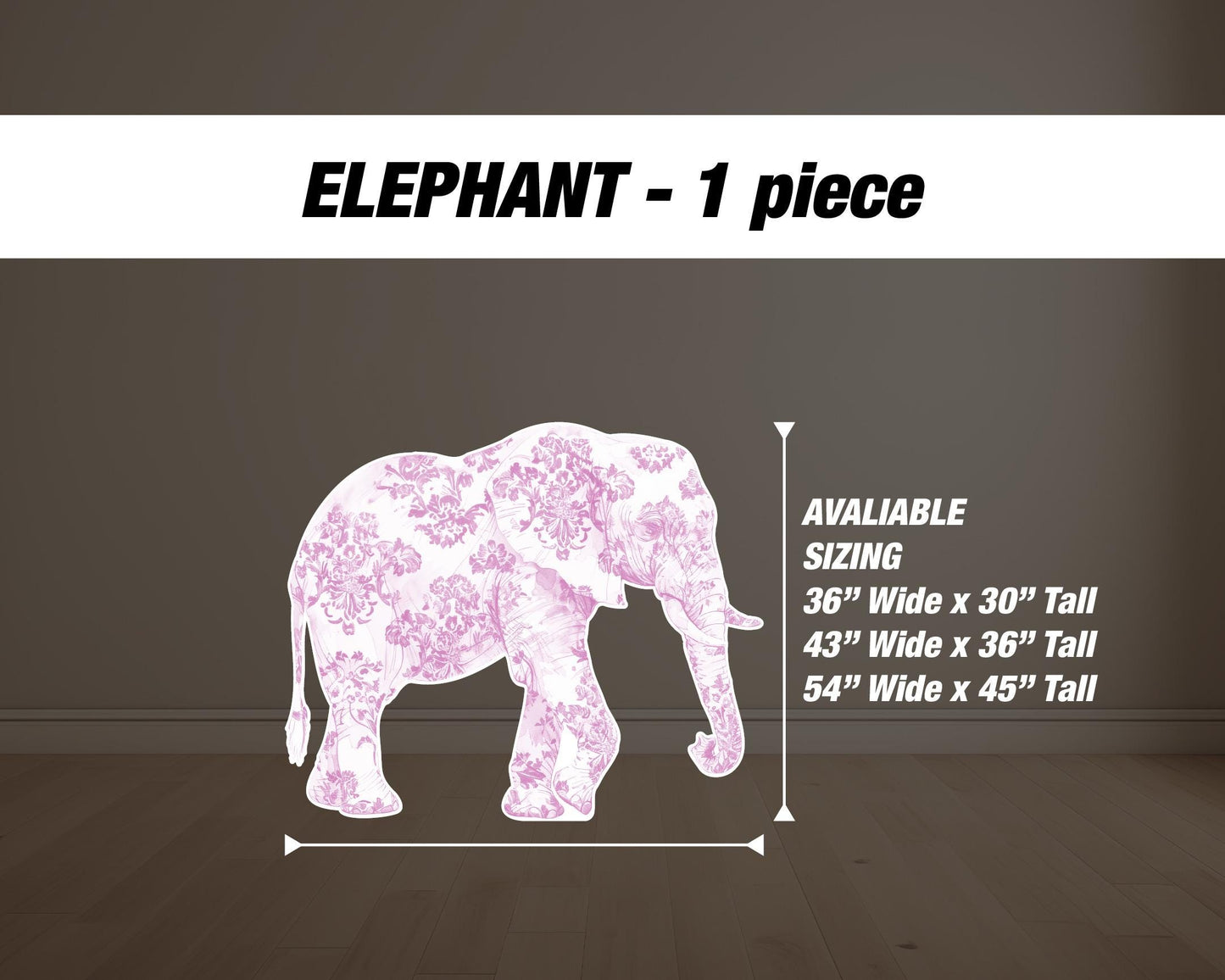 PINK Safari toile animal cutouts, props, Toile De Jouy, blue Baby Safari Watercolor decor, animal cutout, babyshower birthday party backdrop - EzCutoutz