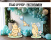 Classic Bear babyshower, decor, cutouts, lawn signs, yard sign, backdrop centerpieces, high res - EzCutoutz