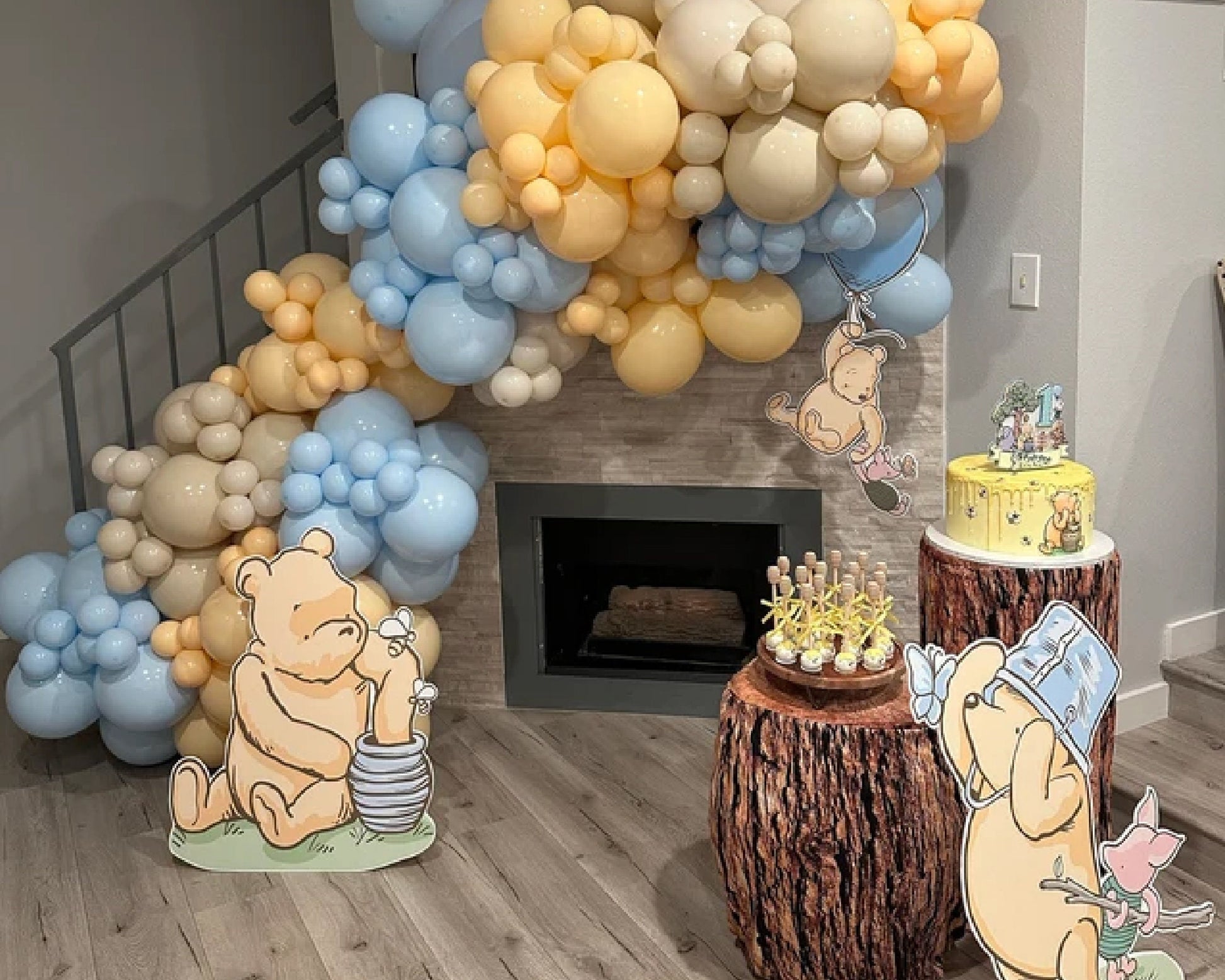 Classic Bear babyshower, decor, cutouts, lawn signs, yard sign, backdrop centerpieces, high res - EzCutoutz