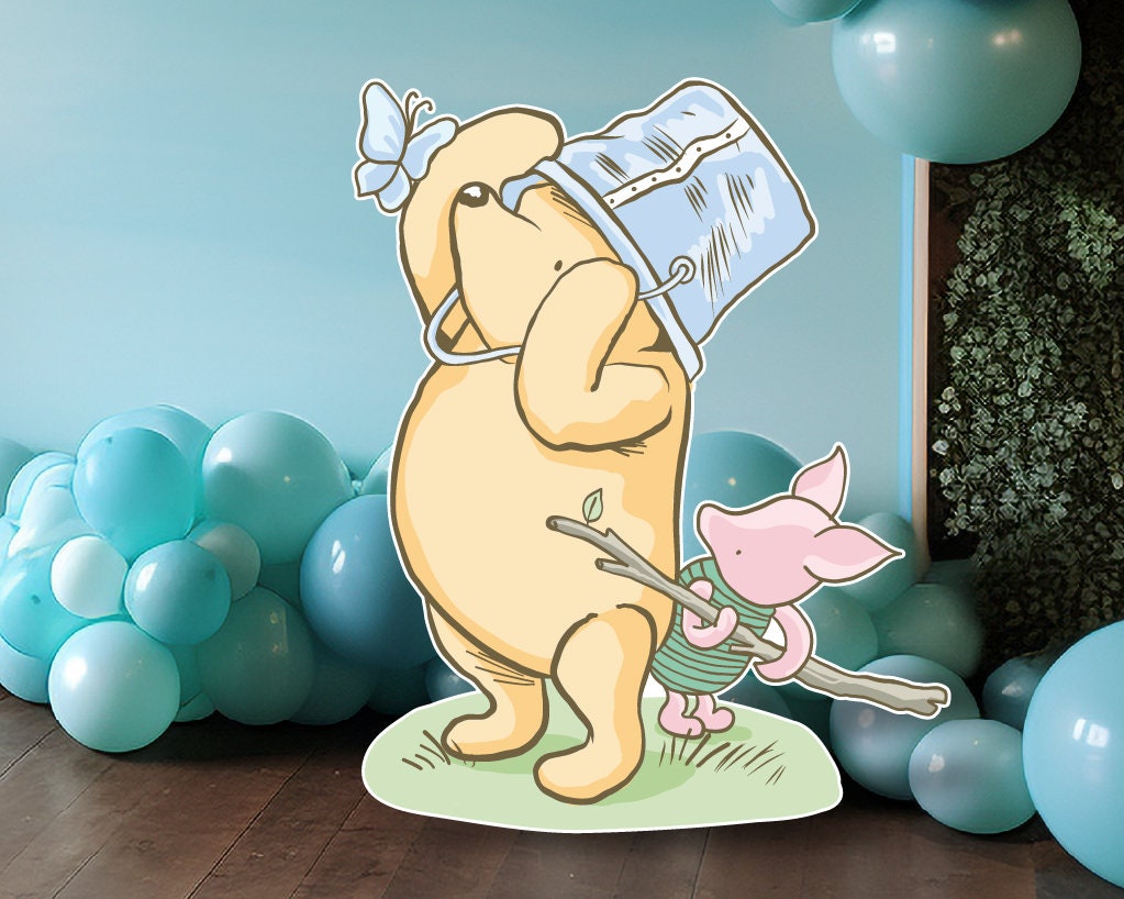 Classic Bear babyshower, decor, cutouts, lawn signs, yard sign, backdrop centerpieces, high res - EzCutoutz