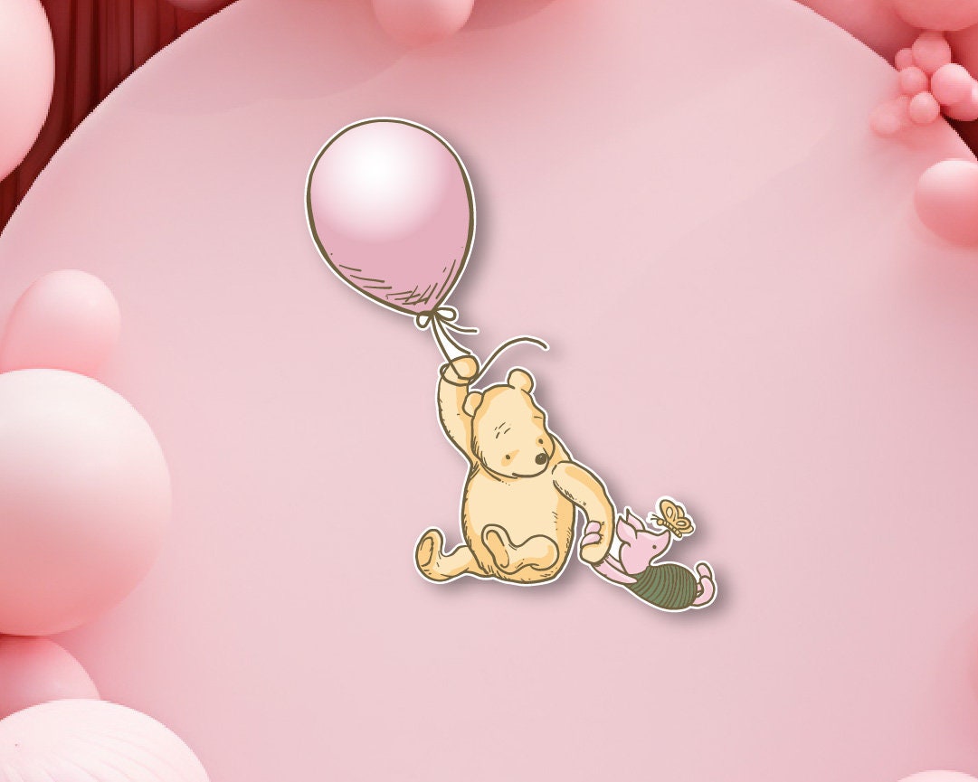 Classic Winnie the pooh babyshower, Classic bear, winnie the poohdecor, cutouts, lawn signs, yard sign, backdrop centerpieces, high res - EzCutoutz