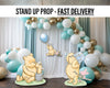 Classic Winnie the pooh babyshower, Classic bear, winnie the poohdecor, cutouts, lawn signs, yard sign, backdrop centerpieces, high res - EzCutoutz