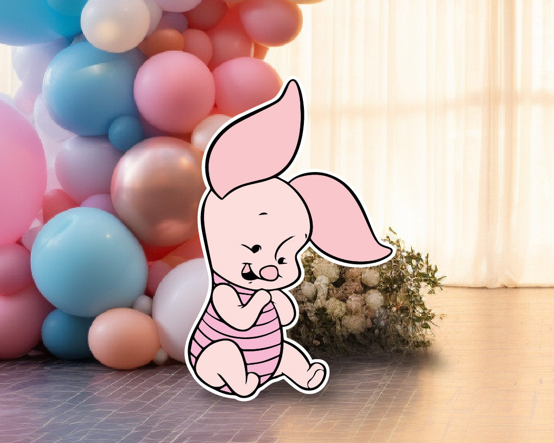 Baby winnie the pooh set babyshower, Classic bear, winnie the pooh decor, cutouts, lawn signs, yard sign, backdrop centerpieces, high res - EzCutoutz