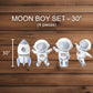 Cute Baby Astronaut Cutouts watercolor Outerspace Cutouts centerpieces astro standee, Space themed Party Decor, table toppers babyshower - EzCutoutz