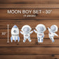 Cute Baby Astronaut Cutouts watercolor Outerspace Cutouts centerpieces astro standee, Space themed Party Decor, table toppers babyshower - EzCutoutz